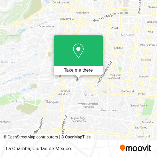 La Chamba map