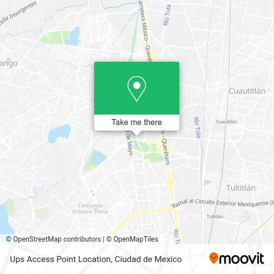 Ups Access Point Location map