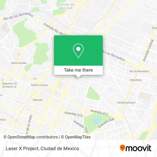 Laser X Project map