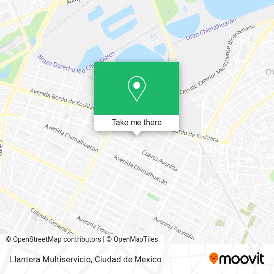 Llantera Multiservicio map