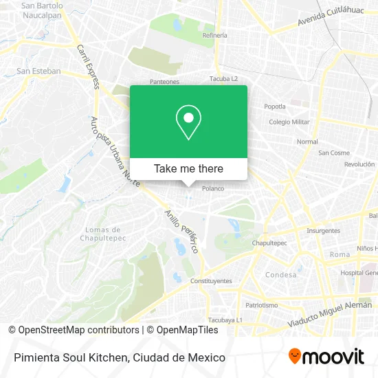 Pimienta Soul Kitchen map