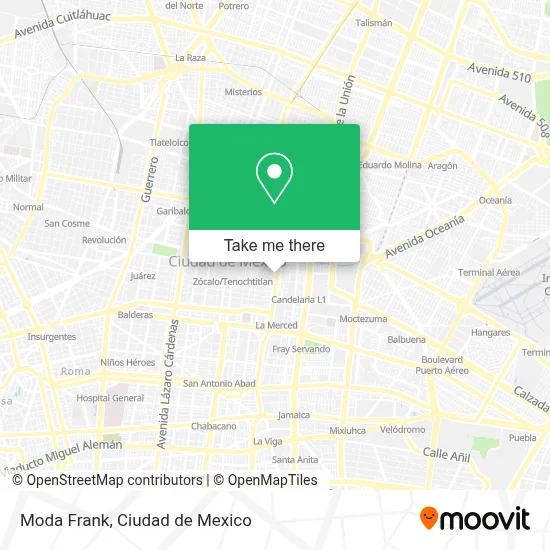 Moda Frank map