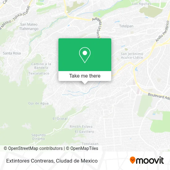 Extintores Contreras map