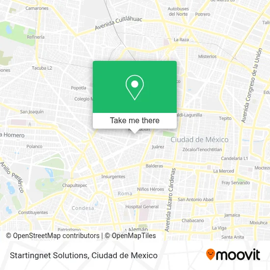 Startingnet Solutions map