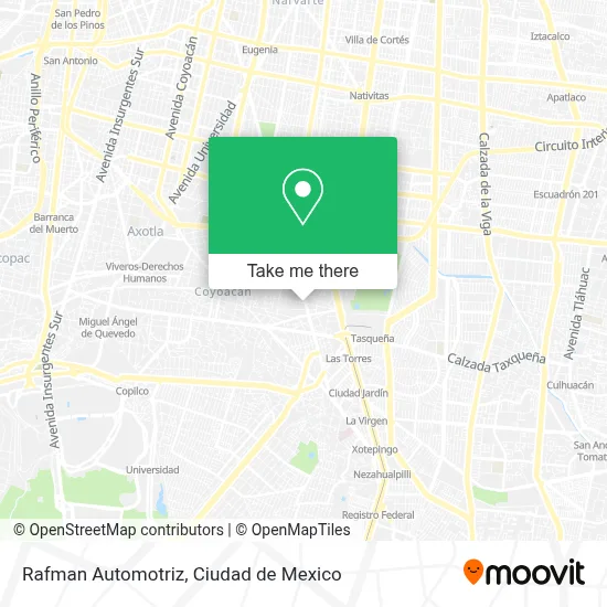 Rafman Automotriz map