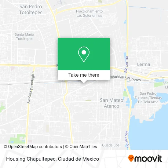 Housing Chapultepec map