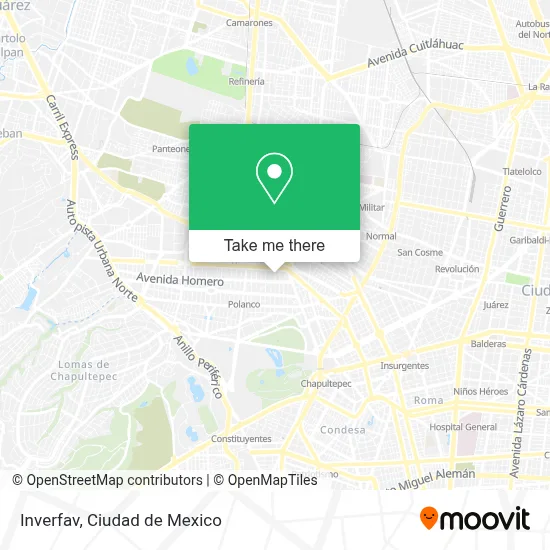 Inverfav map