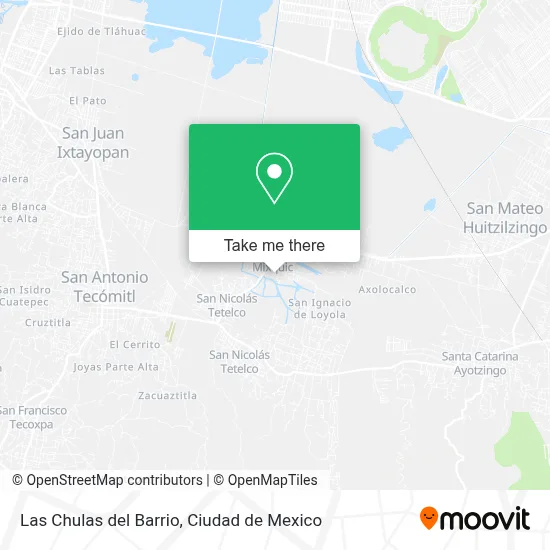 Las Chulas del Barrio map