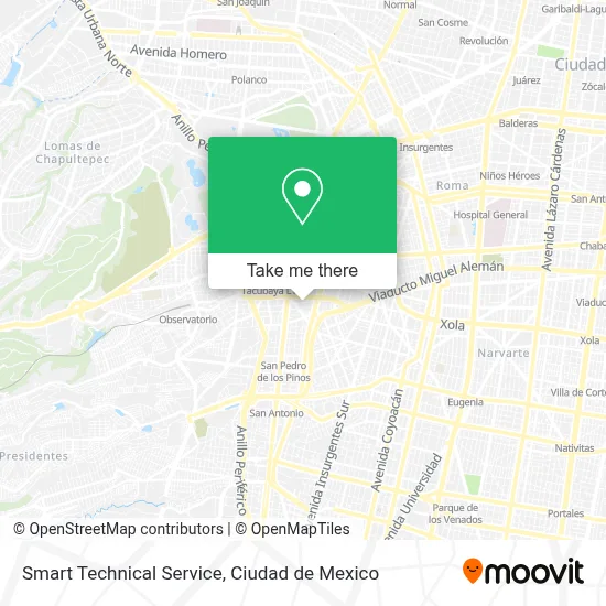 Smart Technical Service map