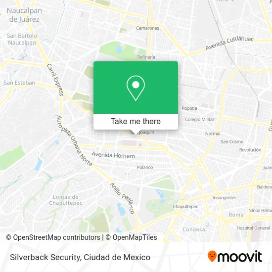 Silverback Security map