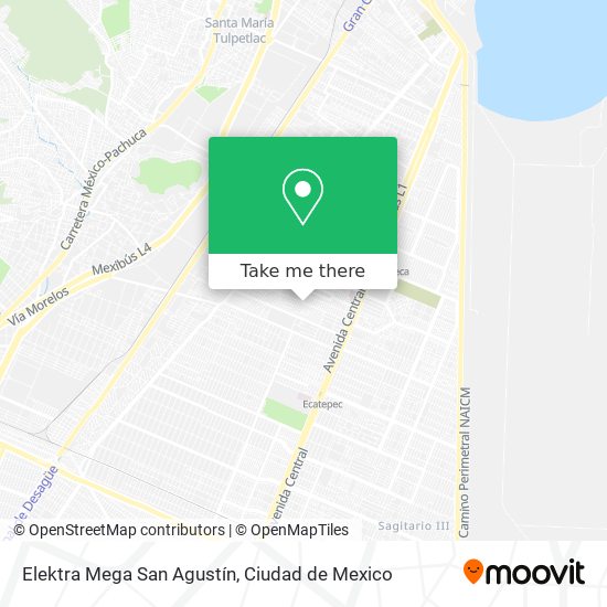 Elektra Mega San Agustín map