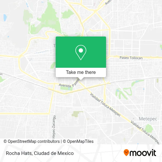 Rocha Hats map