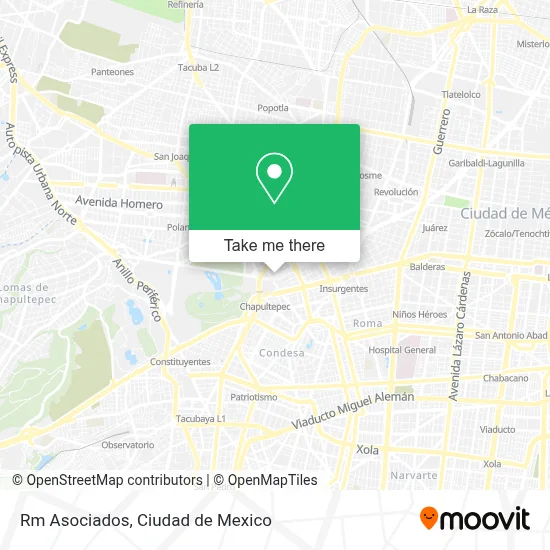 Rm Asociados map