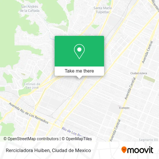 Rercicladora Huiben map