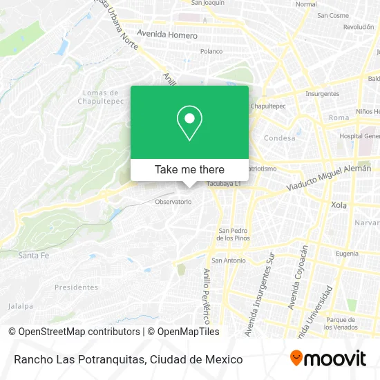 Rancho Las Potranquitas map