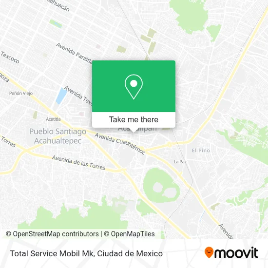 Total Service Mobil Mk map
