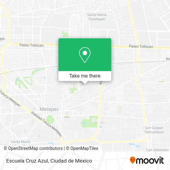 Escuela Cruz Azul map