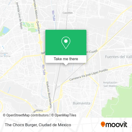 The Chocs Burger map