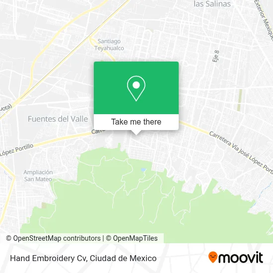 Hand Embroidery Cv map