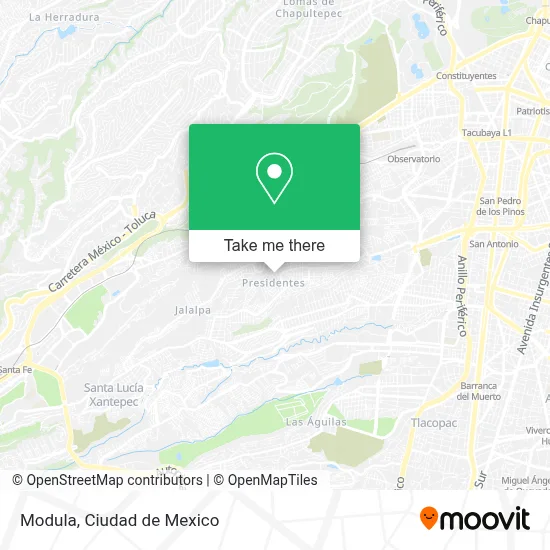 Modula map