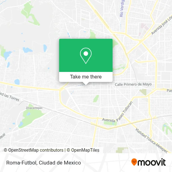 Roma-Futbol map