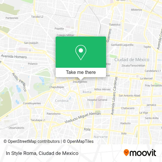 In Style Roma map