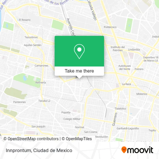 Innprontum map