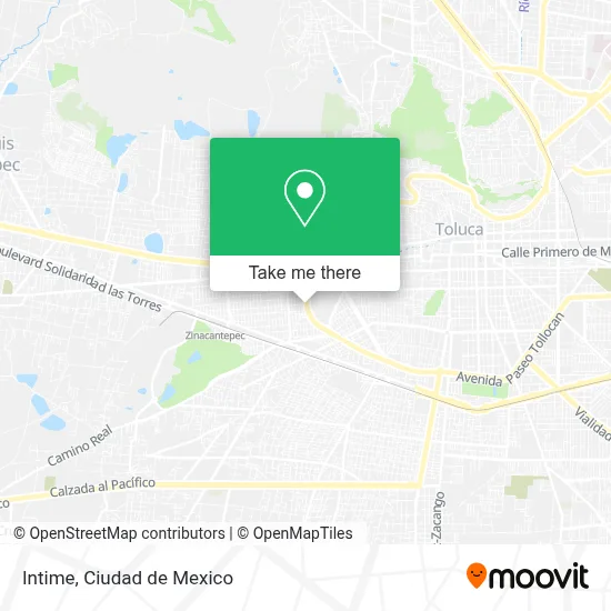 Intime map