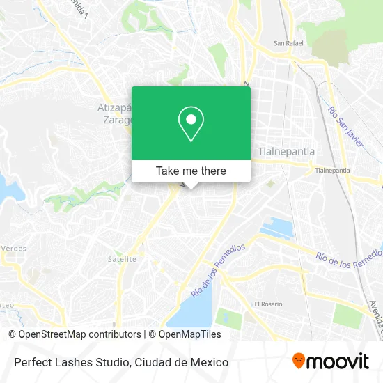 Perfect Lashes Studio map