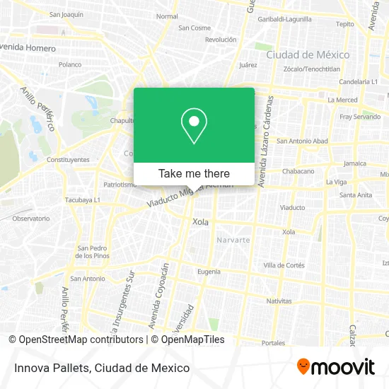 Innova Pallets map