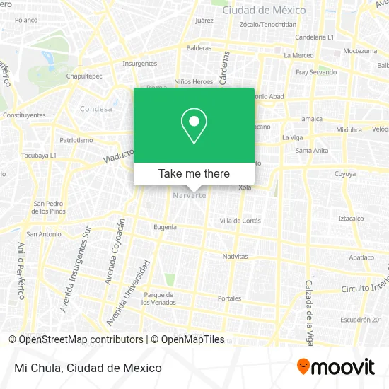 Mi Chula map