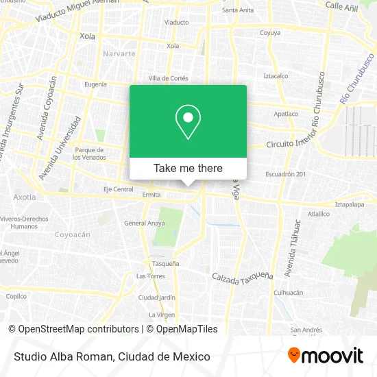 Studio Alba Roman map