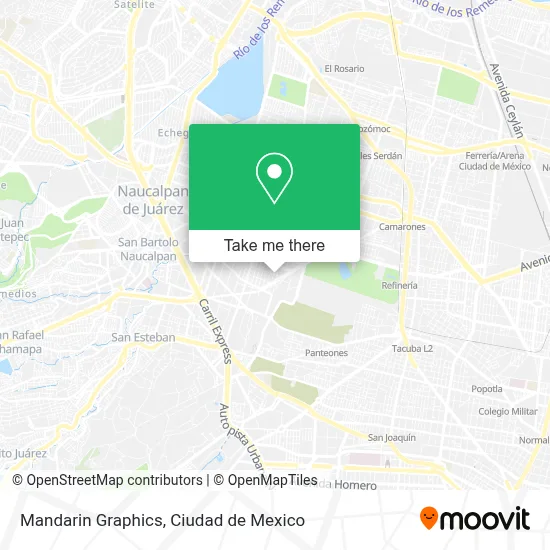 Mandarin Graphics map