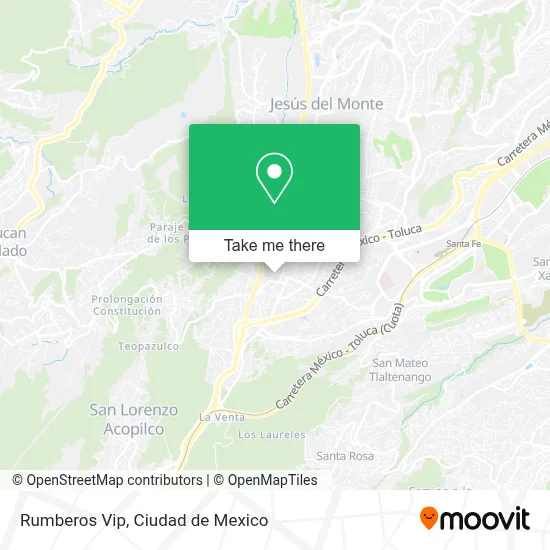 Rumberos Vip map