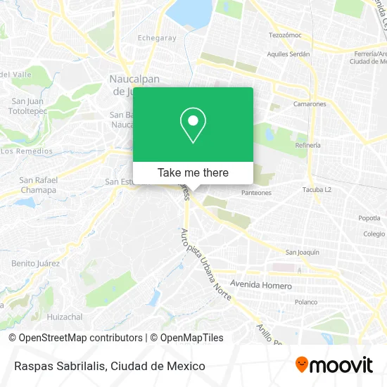 Raspas Sabrilalis map