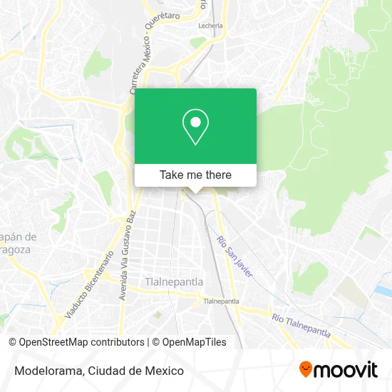 Modelorama map