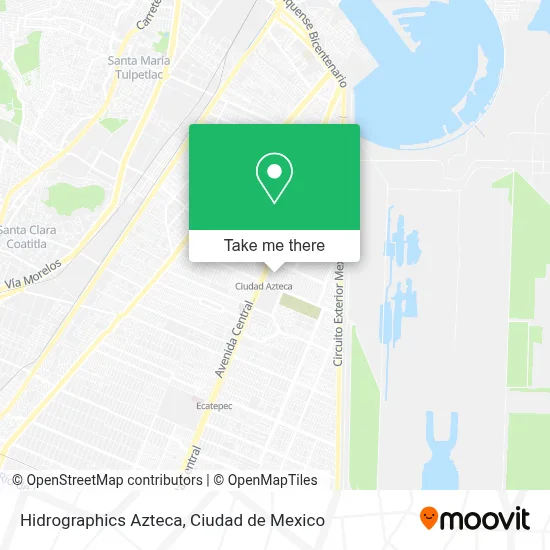 Hidrographics Azteca map