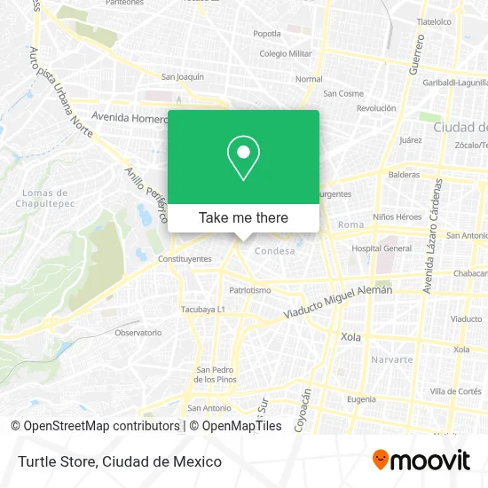 Turtle Store map