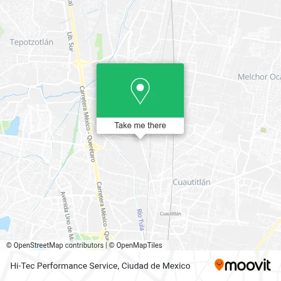 Hi-Tec Performance Service map