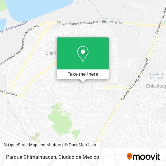 Parque Chimalhuacan map
