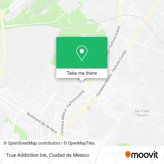 True Addiction Ink map