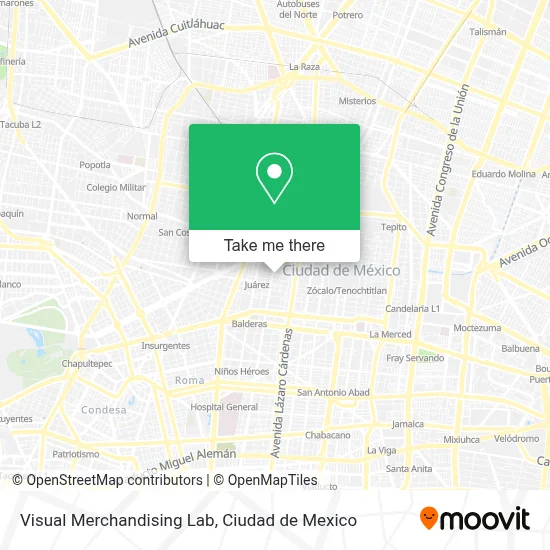 Visual Merchandising Lab map