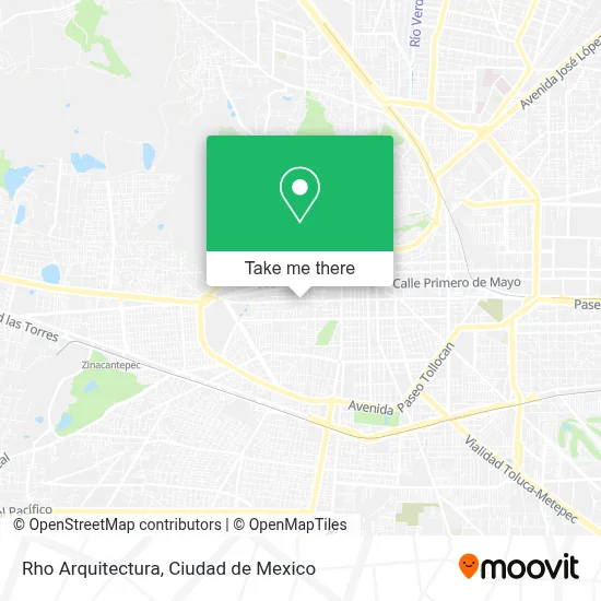 Rho Arquitectura map