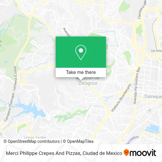 Merci Philippe Crepes And Pizzas map