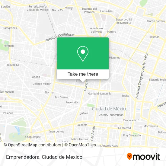 Emprendedora map