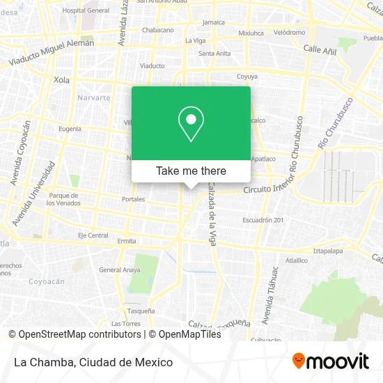 La Chamba map