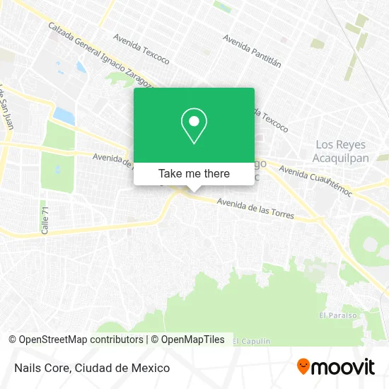 Nails Core map