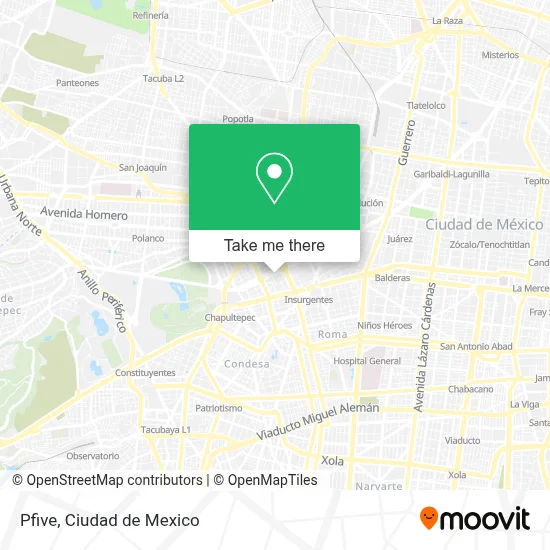 Pfive map
