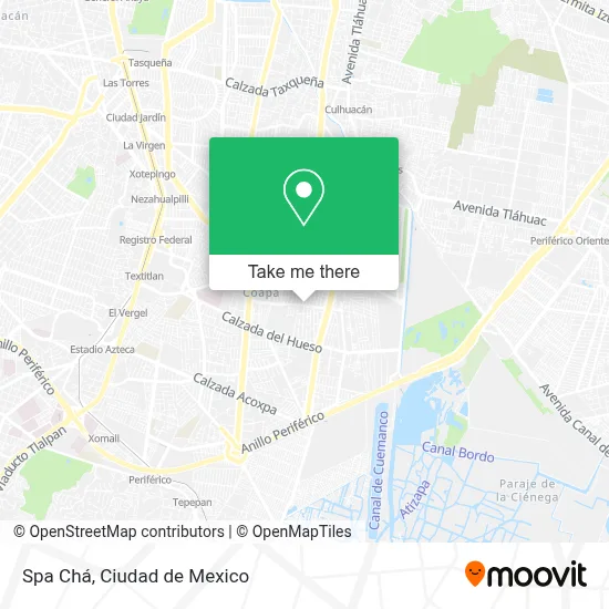 Spa Chá map
