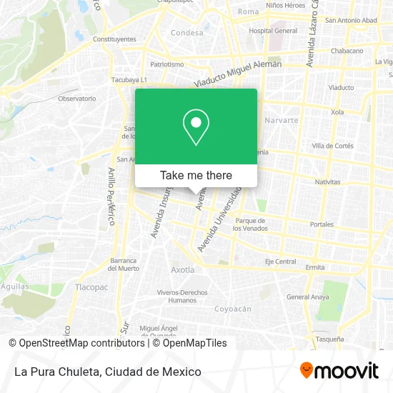 La Pura Chuleta map